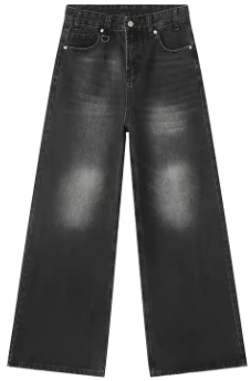 Black Vintage Baggy Jeans