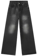 Black Vintage Baggy Jeans