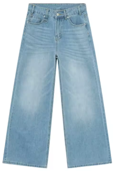 Light Blue Vintage Baggy Jeans