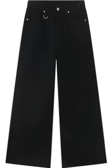 Jet Black Vintage Baggy Jeans