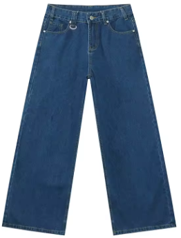 Deep Blue Vintage Baggy Jeans
