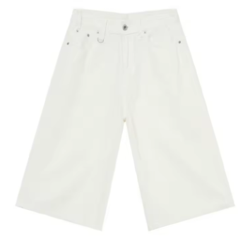 White Vintage Denim Jorts
